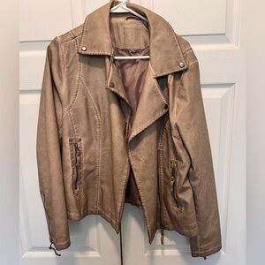 Max Studio Motorcycle Jacket! Completely adorable! XL